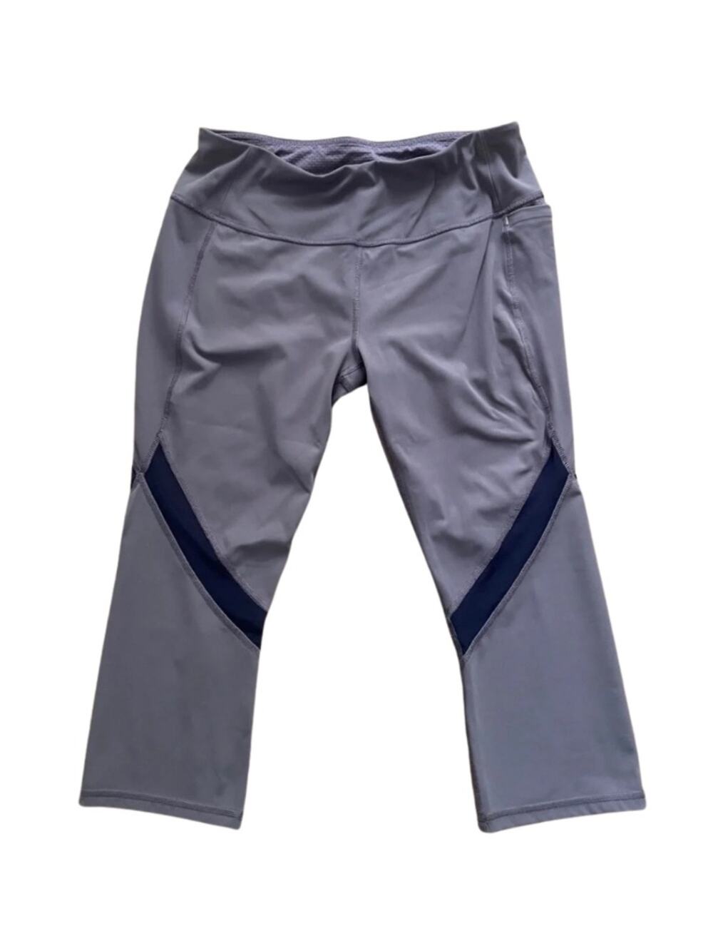 CALIA Lavender Cropped Leggings, Women M Athletic Workout Gym Hiking #0115